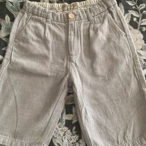 Zara linen shorts for kids